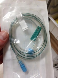 Anesthesia set tubing